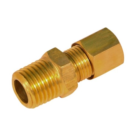 Everflow 1/8" O.D. COMP x MIP Adapter Pipe Fitting; Lead Free Brass C68-18-NL